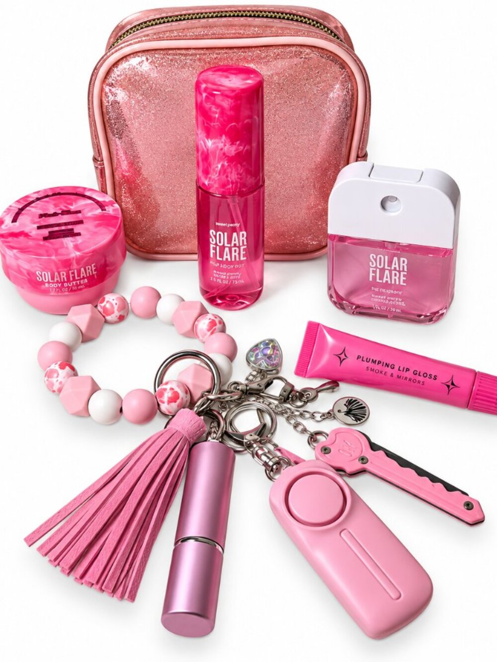 Safety Keychain with Accessories